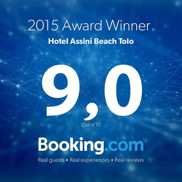 Hotel Assini Beach Tolo Luaran gambar
